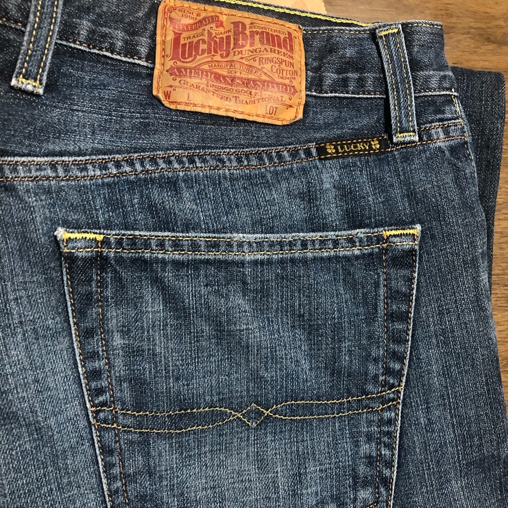 Lucky brand button fly jeans